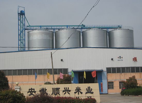 安徽顺兴米业粮食钢板仓